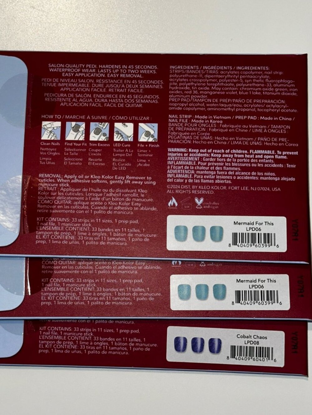 Kleo Kolor LED Pedicure Set
